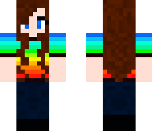 rainbow girl