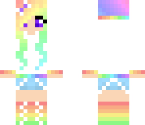 rainbow girl