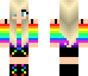 rainbow girl