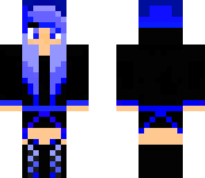 blue dj girl