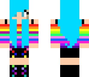 blur hair girl