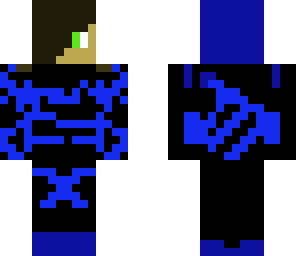 blue and black moster