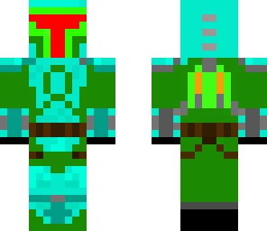 colorful mandalorian warrior