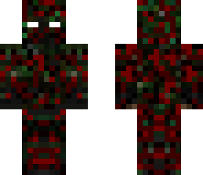 bloody camouflauged herobrine