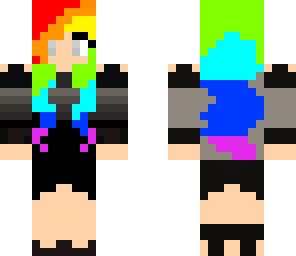 rainbow girl