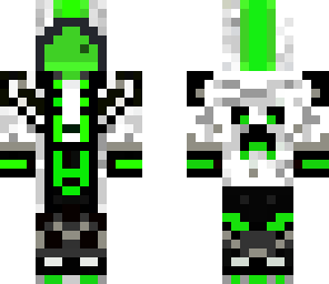 slime in creeper hoodie