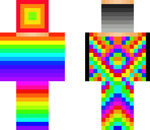 rainbow skin