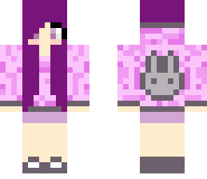 pretty purple girl