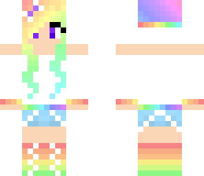 rainbow girl