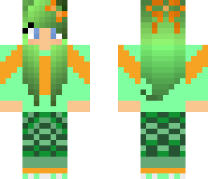 orange and green skin
