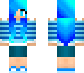 girl in blue
