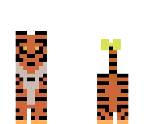 tiger with accessoires