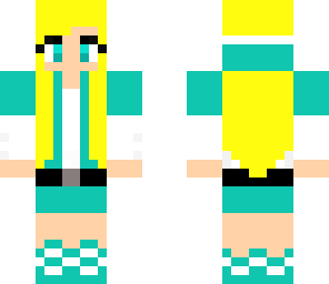 blue girl