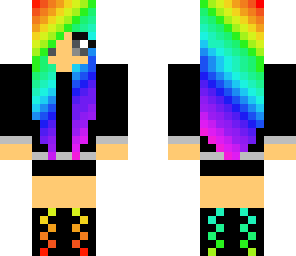edited rainbow girl