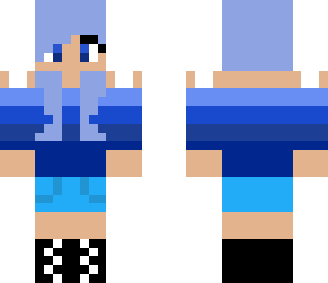 blue girl