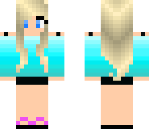 blue girl