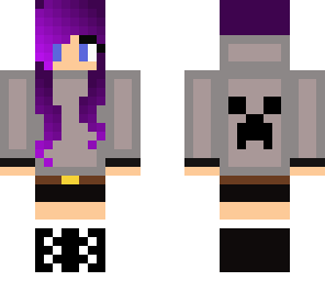 creeper girl grey