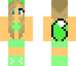 green fox girl
