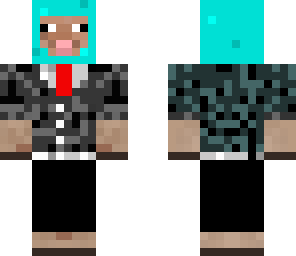 cyan sheep suit