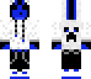 cool blue slime with a hoodie