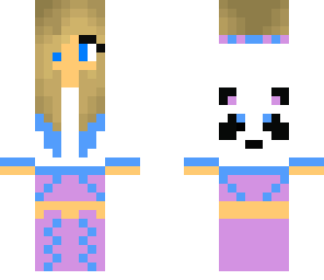 pink cotton candy panda