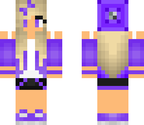 purple beanie girl