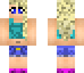 belly shirt and headphones