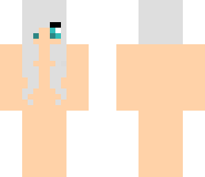 white hair and blue eyes base