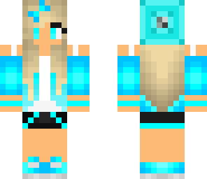 aqua beanie girl