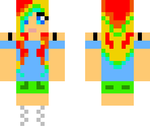 rainbow girl