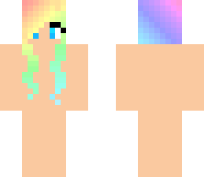 rainbow hair base