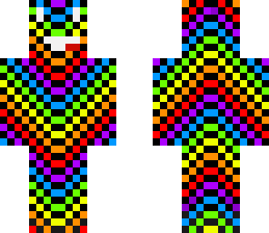 black rianbow blawk with headphones