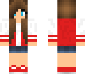varsity jacket girl