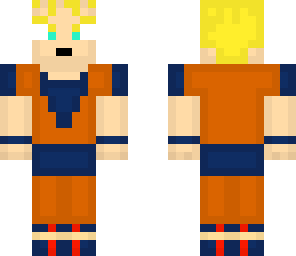 goku super saiyan 1 and 2