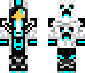 cool light blue creeper guy