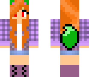 green fox girl
