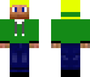 green jacket