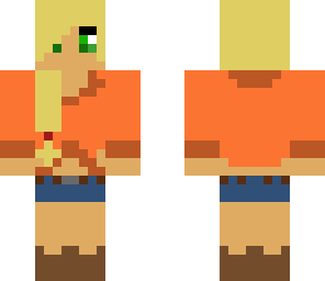 my attempt to make a human applejack