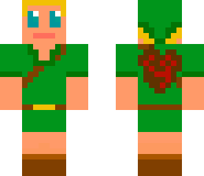young link with deku shield