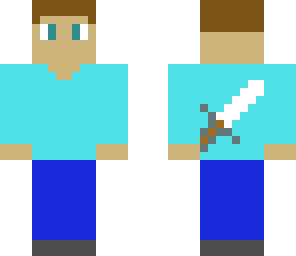 man with an iron sword