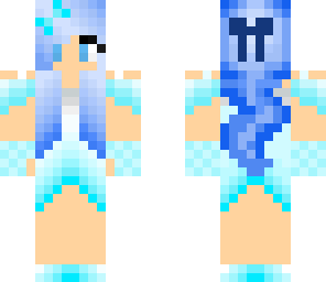 cute blue girl