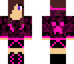 magenta creeper girl