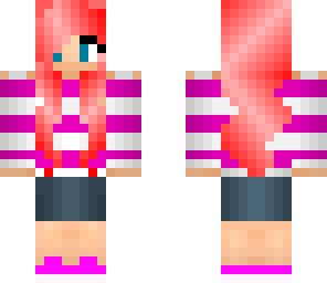 girl in pink