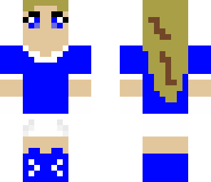 blue girl