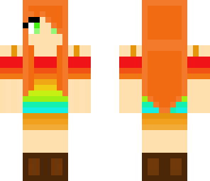 rainbow girl
