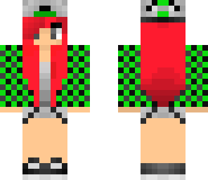 skater girl-green