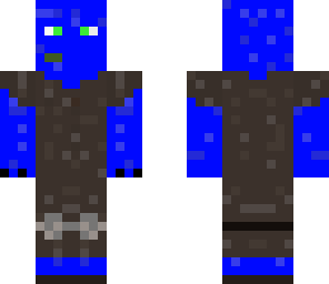 lizard man blue
