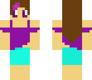 purple shirt girl
