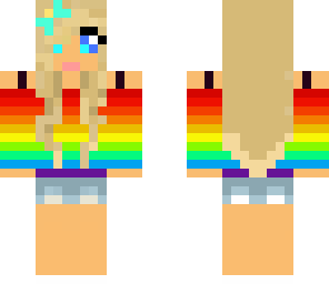 blonde rainbow