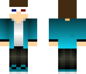 blue jacket teenager
